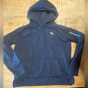 Abercrombie kids size 15/16 youth sweatshirt - black with embroidered moose logo